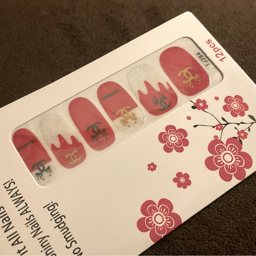 Luxury nail decals
